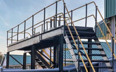 Construction d’une passerelle d’accès sécurisée pour site industriel